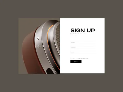 Sign up page design figma sign up ui ux