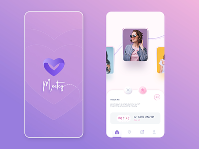 Meetcy - The Dating App 💞 app app design app development dating app mobile app development on demand app uiux