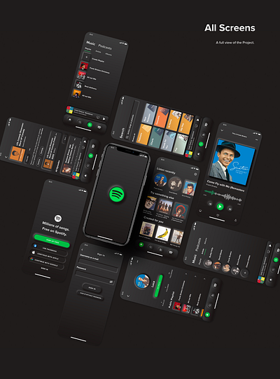 All Screens - Spotify Neumorphism UI Redesign neumorphic neumorphic design redesign redesign concept redesign tuesday redesign. redesigned spotify spotify cover ui ui ux ui design uidesgin uidesign uidesignchallenge uidesigner uidesignpatterns uidesigns uidesing uiux