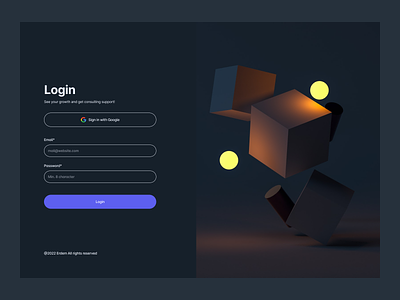 Login Page For Saas Product business create account dashboard dashboard ui login login design login page onboarding product design product ui saas sign in sign up