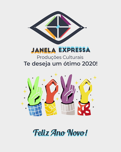 Card Janela Expressa design illustration logo typography