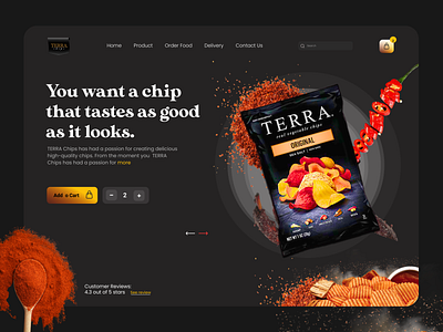 Terra Product Web UI Exploration app design chip chips dark designer dribbbel best shot header home page landing page design product product design tazrin terra trendy ui ui design ux visual design webdesign website