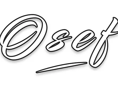 Logo OSEF Clothin' badge branding design flat icon illustration illustrator logo minimal vector