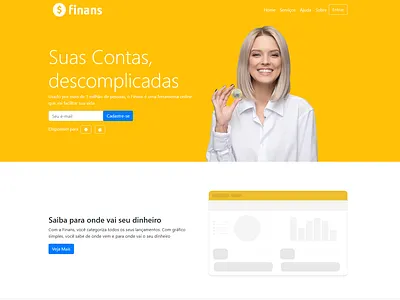 Finans Website (HTML + CSS) css design html ui ux webdesign