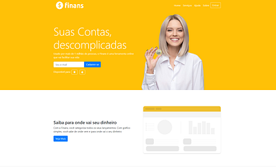 Finans Website (HTML + CSS) css design html ui ux webdesign