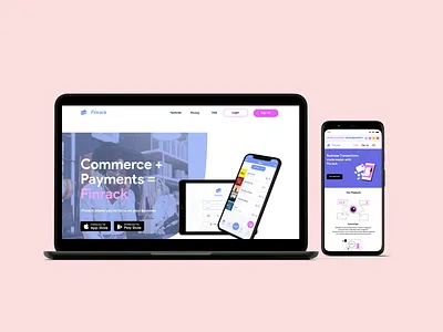 Finrack app ui ux