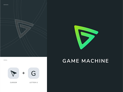 Gaming App Logo Design app logo brand design brand identity bright colors g logo games logo gaming geometric logo gradient logo green logo letter logo logo design logo designer minimal logo neon colors online games startup logo tech logo visual design visual identity