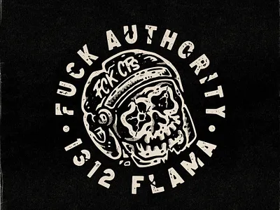 Fuck Authority acab apparel artwork graphic design hardcore illustration lifestyle music old school police police brutality punk tattoo