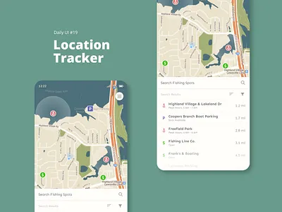 Daily UI #20 - Location Tracker daily ui dailyui dailyuichallenge design ui design uidesign ux ux design uxdesign