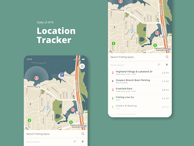 Daily UI #20 - Location Tracker daily ui dailyui dailyuichallenge design ui design uidesign ux ux design uxdesign