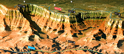 Mather Point - Photoshop 3D Render 3d 3d map generator arizona extension grand canyon heightmap icon illustration map photoshop usa