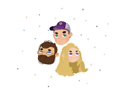 Friend Face character character design characters cute design face faces graphic design heads illustration people person style users