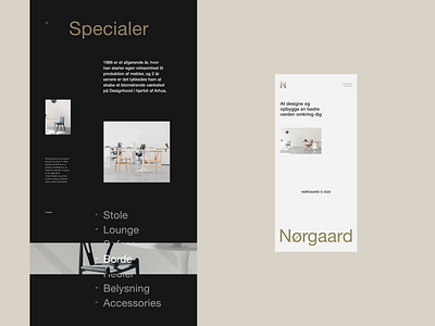 Nørgaard Layout Exploration Vol.2 clean design interaction landing page layout minimal ui vietnam web design website