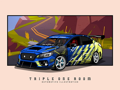 Subaru branding car car design car illustration design gaming gaming logo gaminglogo hoodie illustrator logo sticker tshirt tshirt art vector vehicle vehicle design vehicle graphics