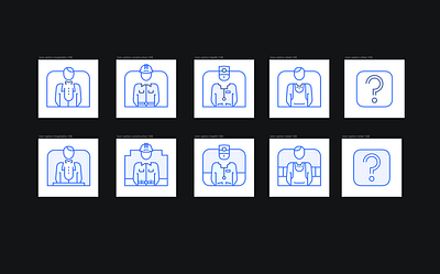 Industries and Payments options icons