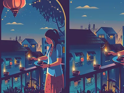 Festival of lights at home celebration diwali festival festival of lights home joy lights quite