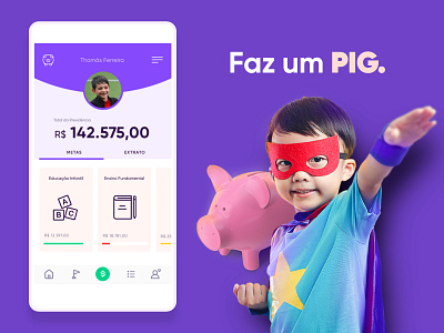 PIG android app bank finance interface investment ios mobile money ui