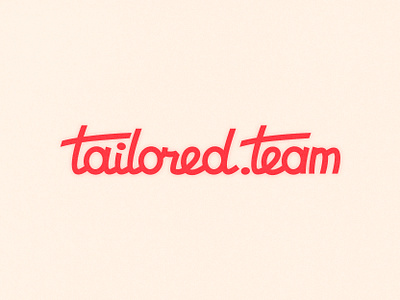 tailored.team wordmark branding logo mark wordmark