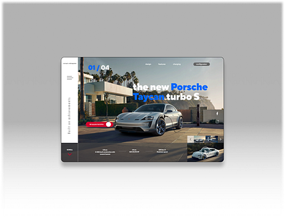 #7 Shots for Practice app car concept dashboad design landing porsh uidesign ux ui webdesign website