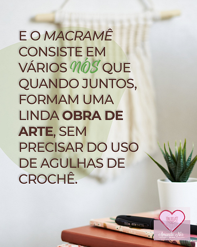 Card Macrame for instagram 3 card design socialmedia ui