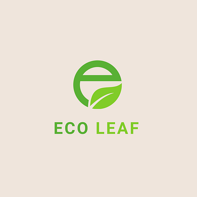 Eco Leaf branding creative logo illustration logo design minimal professional typography unique logo