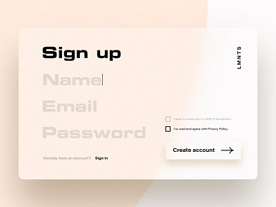 Sign Up Page branding color colors daily ui dailyui dailyuichallenge gradient ui ux vector web web design website