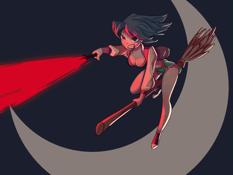 Lightning animation 2d 2d animation 2d fx animation animation 2d clip studio paint frame by frame girl hand drawn handdrawn fx lightning witch