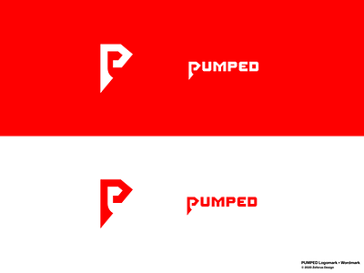 PUMPED Logomark + Wordmark branding clean logo design exploration fitness logo gym logo letter p logo logo logo branding logo design logodesign logomark modern logo p logo wordmark wordmark logo