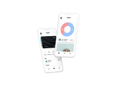 Modern Banking banking app finance iphone minimalism mobile app money app user interface design