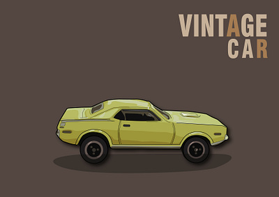 Vintage Car illustration sedan vector vintage vintagecar