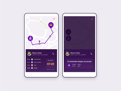SchoolCar android app car children ios school startup transportation ui