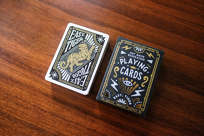 Easy, Tiger Playing Cards aces illustration package design playing cards tiger