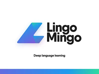 LingoMingo – Deep Language Learning illustration language learning logo logomaker logomark