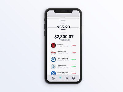 Swiss — Finance App Concept app clean concept design ios minimal mobile ui ui design ux