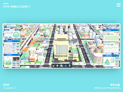 UI element upgrade 3d chart dashboard data design low map park system traffic ui visualization