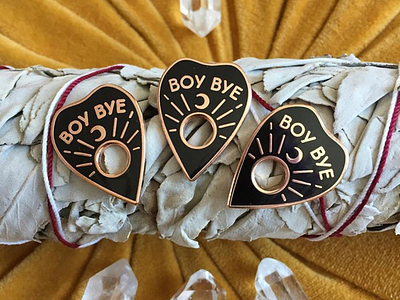 Boy Bye Enamel Pins