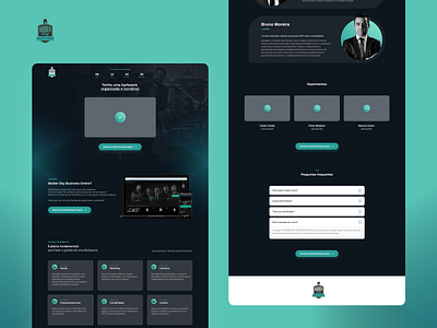 Novo site | Barber day Business Online - Site barber barbershop brasil design interface novo site redesign salvador ui web web design