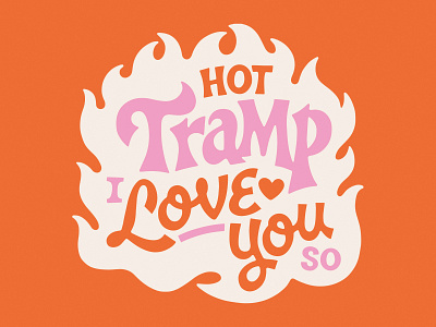 Hot Tramp I Love You So bowie lettering music type