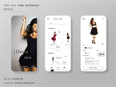Dress Hub ui ux