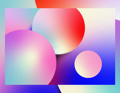 its art color block colorful gradient shapes simple