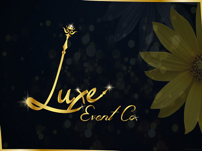 LUXE- Event Company brand brand design brand identity graphic design jewelry logo lettering logo logo design logo design concept logo design inspiration logodesign luxary luxurious jewelry luxury brand luxury design luxury logo mascot design mascot logo minimal vector