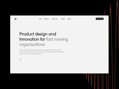 Agency Website launch metastate minimal website website design
