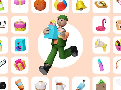 Shopping 3d 3dgraphics 3dicons animation branding colorful design ecommerce graphic design icons illustration logo motion graphics objects product shopping storytale ui ux vector