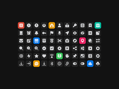 Gloss-Icons Interface design icon icons ipad ui vector vectornator
