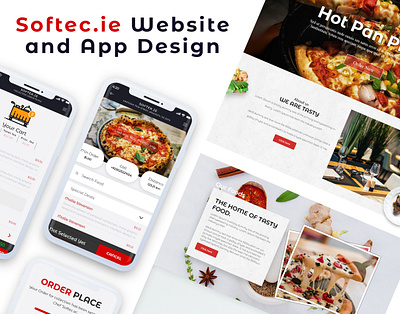 Restaurant Web & App UI Design app design restaurant restaurant app restaurant website ui ux web