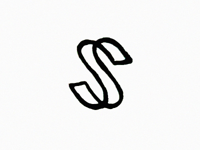 S brand branding design identity letter logo logotype mark minimal monogram sketch symbol