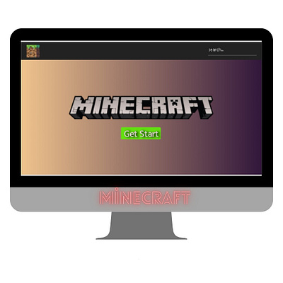 Minecraft pixels web design animation app company craft design game minecraft webdesign