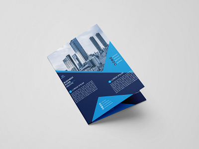 Flyer brochure design flat flyer design illustration logo