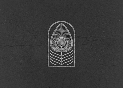 Peacock Feather design feathers graphic design icon logo peacock logo