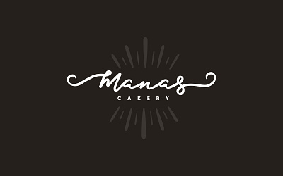 Manas Cakery - Logo 2d art branding design illustration logo logodesign logomark typography